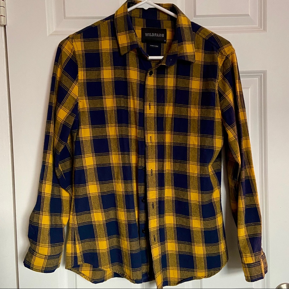 Wildfang Plaid Button Up Size S
